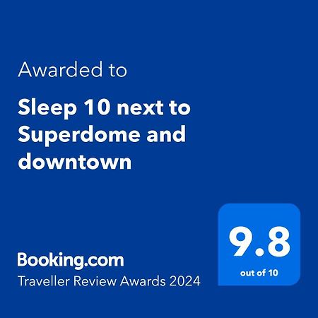 Sleep 10 Next To Superdome And Downtown Villa New Orleans Eksteriør bilde